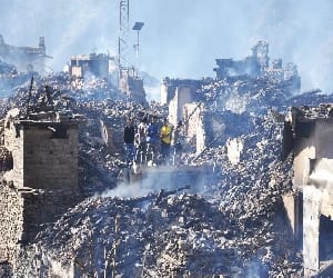 Mela start, incomplete facility of fire extingisher. 